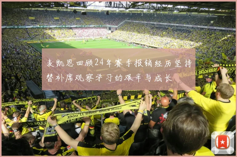 麦凯恩回顾24年赛季报销经历坚持替补席观察学习的艰辛与成长
